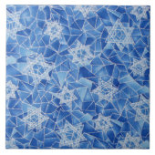 デビッド・ステンドグラスの星 タイル (正面)