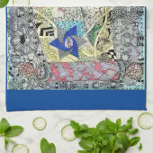 デビッド・チャラのスターカバー キッチンタオル (折り畳み)