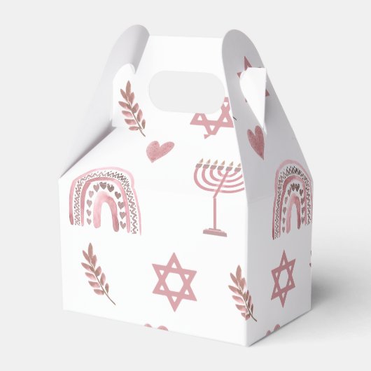 デビッド・ハヌカーのピンク色の星 フェイバーボックス (裏面サイド)