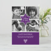 デビッド・ハヌカーの装飾的な紫の星 シーズンカード (スタンド正面)