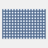 デビッド・ハヌッカセットの手描き星 ラッピングペーパーシート (正面2)