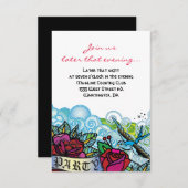 デビッド·バルミツワー·パーティー 招待状 (正面/裏面)