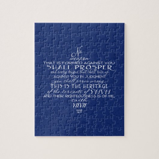 デビッド・ブルーの武器スターなし ジグソーパズル (縦)