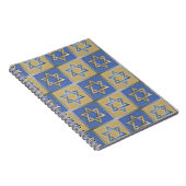 デビッド・メタル・金ゴールド・ブルーのジュダイカスター ノートブック (右側)