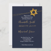 デビッド·ラヴィング·メモリーの 海軍とゴールデン·スター 招待状 (正面)