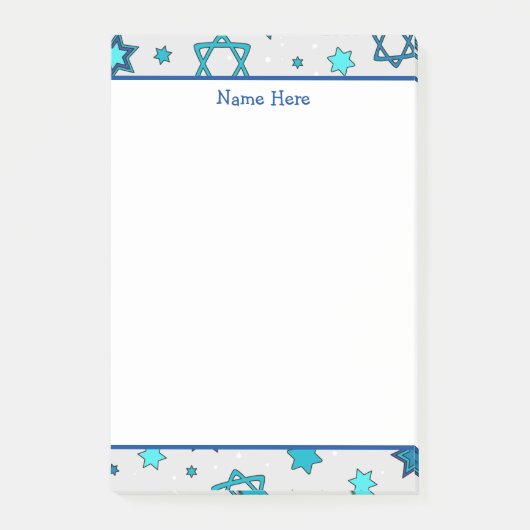 デビッパーソナライズされたトの星のポストイットノート ポストイット (正面)