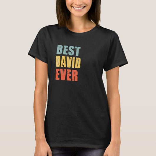 デビッ最高のド・エバー・デイビッド Tシャツ (正面)