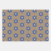 デビッ素朴ド・ハン輝くヌカのクラフト・ブライト・スター ラッピングペーパーシート (正面)