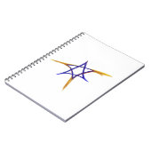 デビッ飛んでいるト・ノートのファイアリー・スター ノートブック (左側)