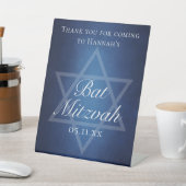 デビモダンッドバルミツワーパーティーのブルーフォーマルスター 台座サイン (インサイチュ)