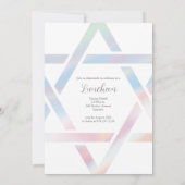 デビモダンッドパステルバルミツワー 招待状 (裏面)