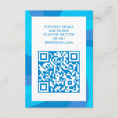 デビモダンッドQRコードの渦星バーバルミツワー エンクロージャーカード (正面)