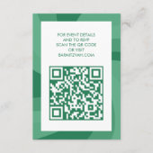 デビモダンッドQRコードの渦星バーバルミツワー エンクロージャーカード (正面)