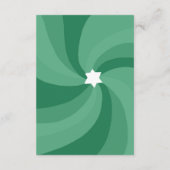 デビモダンッドQRコードの渦星バーバルミツワー エンクロージャーカード (裏面)