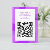 デビモダンッドQRコードの渦星バーバルミツワー エンクロージャーカード (スタンド正面)