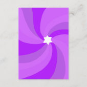 デビモダンッドQRコードの渦星バーバルミツワー エンクロージャーカード (裏面)