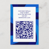 デビモダンッドQRコードの渦星バーバルミツワー エンクロージャーカード (正面)