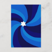 デビモダンッドQRコードの渦星バーバルミツワー エンクロージャーカード (裏面)