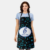 デビモノグラムのッドの星 エプロン (着用した状態)