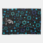 デビモノグラムのッドの星 キッチンタオル (横)