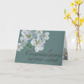 デビューおめでとう春美しいワイルドフラワー カード (黄色い花)