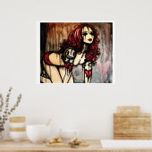 デビルウーマンプリント ポスター (キッチン)