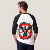 デビルエンジェルエスポートロゴ – ファイリーコンクラーデザイン Tシャツ (裏面フル)