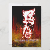 デビルガールゴシックファンタジースウィート16誕生日 招待状 (正面)