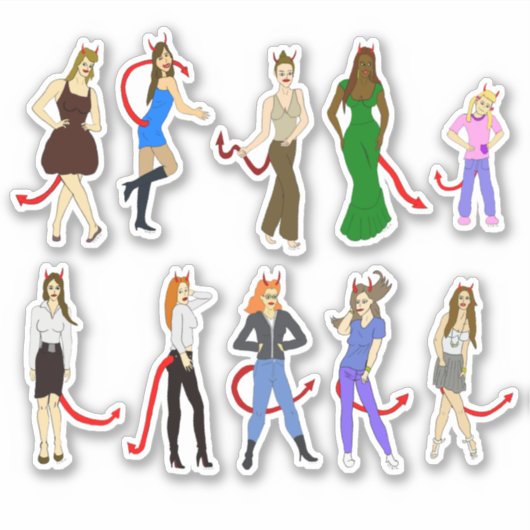 デビルガールシール シール (正面)