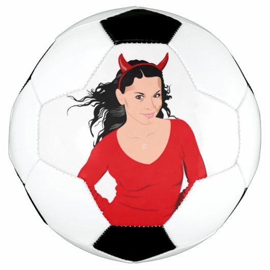 デビルガール サッカーボール (正面)