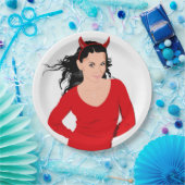 デビルガール ペーパープレート (パーティー)