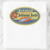 デビルコ離れンズハンドジョンソンズ 楕円形シール (バッグ)