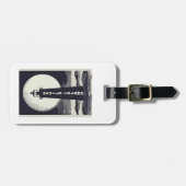 デビルスアイランドライトハウスウィスコンシンムーン ラゲッジタグ (正面横)