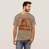 デビルスタワーに行こう 面白い Tシャツ (正面フル)