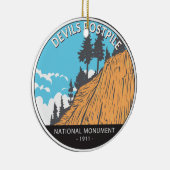 デビルスポストパイル国立記念碑ヴィンテージ セラミックオーナメント (右)
