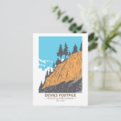 デビルスポストパイル国立記念碑ヴィンテージ ポストカード (スタンド正面)