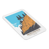 デビルスポストパイル国立記念碑ヴィンテージ マグネット (右側)