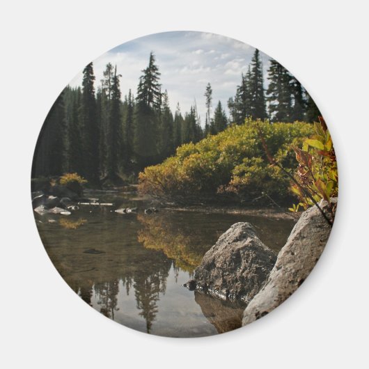 デビルスレイク、ベンド、オレゴン マグネット (正面)