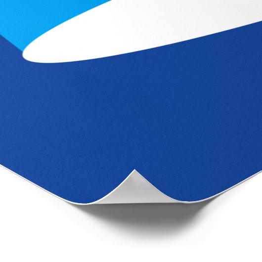 デビルスーパーヒーローはっきりしたキャラクターレッドとブルー ポスター (角)