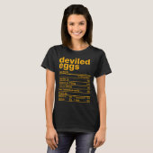 デビルズエッグの栄養成分表示 楽しい食品 感謝祭 Tシャツ (正面フル)