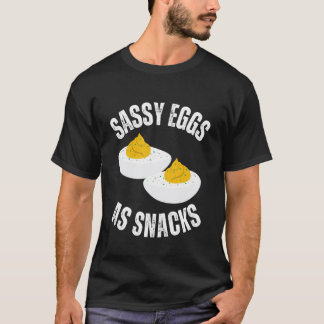 デビルズエッグ お茶目な卵 ディナーハーモニー フードラバー ター Tシャツ