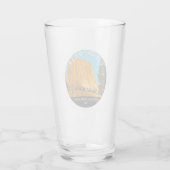 デビルズタワーナショナルモニュメントワイオミングヴィンテージ タンブラーグラス (裏面)