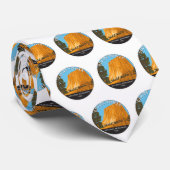 デビルズタワーナショナルモニュメントワイオミングヴィンテージ ネクタイ (ロール)