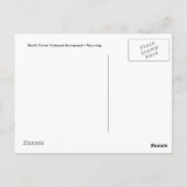 デビルズタワー国定記念碑 ポストカード (裏面)