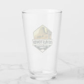 デビルズタワー国立記念物旅行芸術ヴィンテージ タンブラーグラス (裏面)