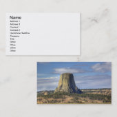デビルズタワー国立記念物 名刺 (正面/裏面)