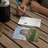 デビルズタワー国立記念碑の水色 招待状