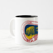 デビルズタワー登山カラビナー ツートーンマグカップ (正面左)
