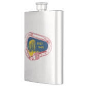 デビルズタワー登山カラビナー フラスク (左)