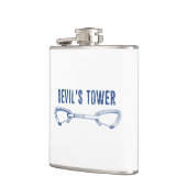 デビルズタワー登山クイックドロー フラスク (左)